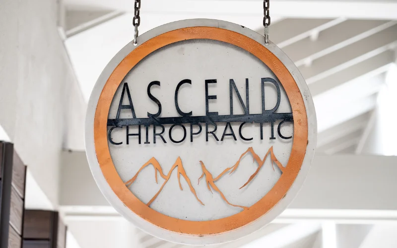 ascend chiropractic sign