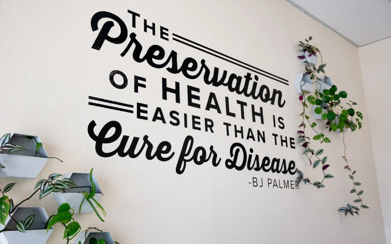 ascend chiropractic wall quote